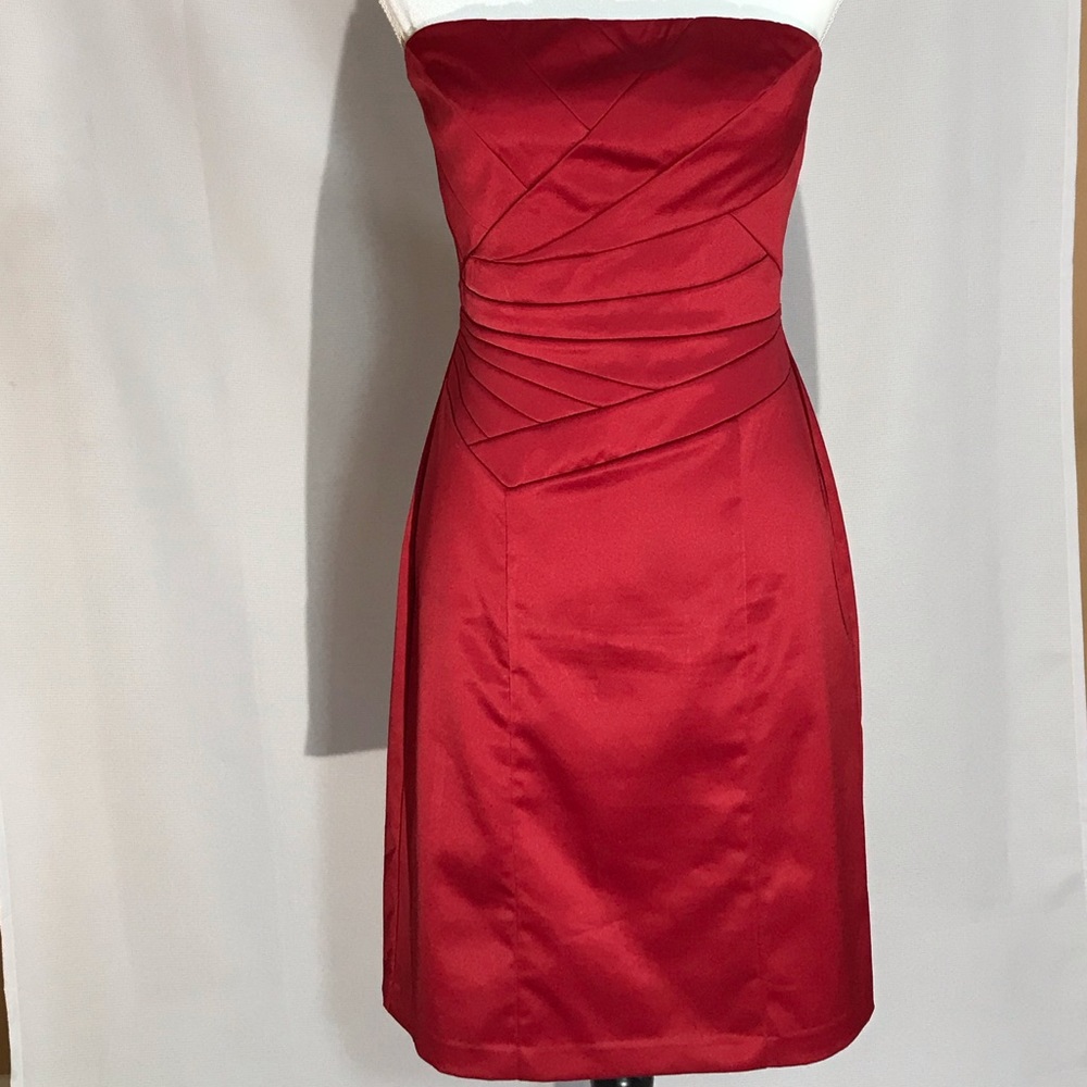 Limited Red Strapless Dress